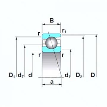 80 mm x 110 mm x 16 mm  NSK 7916A5TRSU Rolamentos de esferas de contacto angular