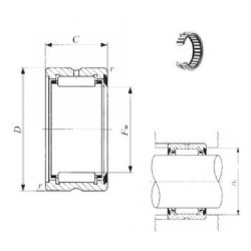 IKO BR 486028 U Rolamentos de agulha