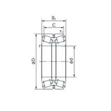 NACHI 110KBE031 Rolamentos de rolos gravados