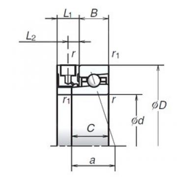 100 mm x 150 mm x 24 mm  NSK 100BNR10XE Rolamentos de esferas de contacto angular