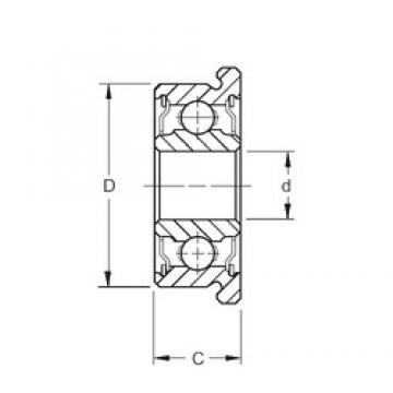 12 mm x 18 mm x 4 mm  ZEN F61701-2RS Rolamentos de esferas profundas