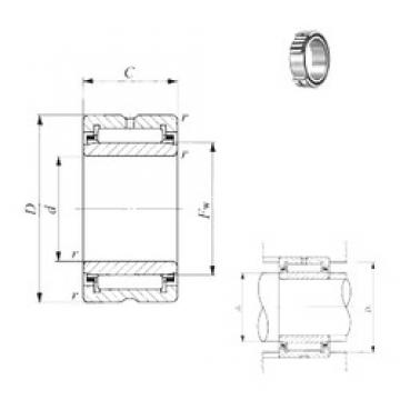 260 mm x 320 mm x 80 mm  IKO NA 4948 Rolamentos de agulha