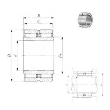 57,15 mm x 88,9 mm x 38,35 mm  IKO GBRI 365624 Rolamentos de agulha