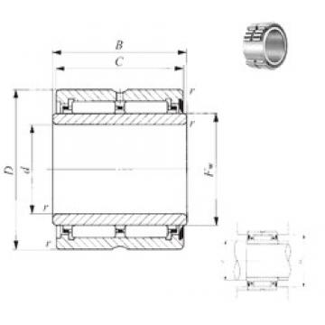 80 mm x 110 mm x 55 mm  IKO NA 6916U Rolamentos de agulha