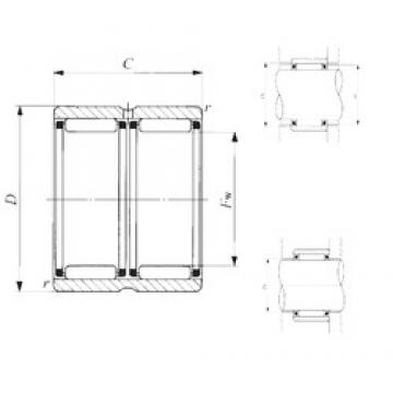 IKO RNAFW 405034 Rolamentos de agulha