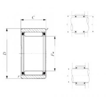 IKO RNAF 709030 Rolamentos de agulha