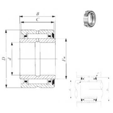 76,2 mm x 114,3 mm x 51,05 mm  IKO BRI 487232 U Rolamentos de agulha