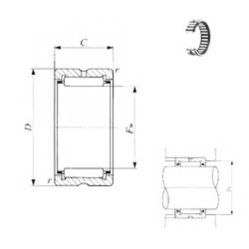 IKO RNA 4826 Rolamentos de agulha