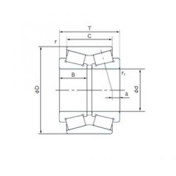 190 mm x 300 mm x 46 mm  NACHI QT6 Rolamentos de rolos gravados