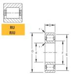 130 mm x 230 mm x 40 mm  Timken 130RU02 Rolamentos cilíndricos