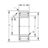 140 mm x 250 mm x 82,55 mm  Timken A-5228-WS Rolamentos cilíndricos